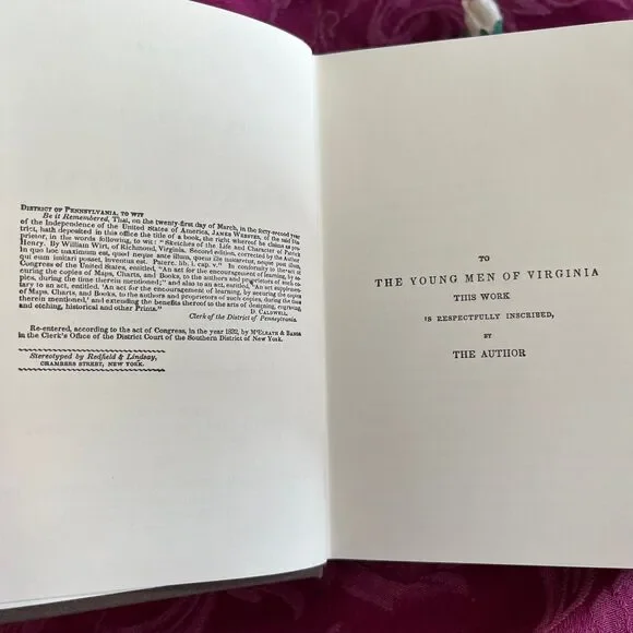 Sketches of the Life and Character of Patrick Henry - William Wirt. 1998 Reprint - Picture 5 of 10